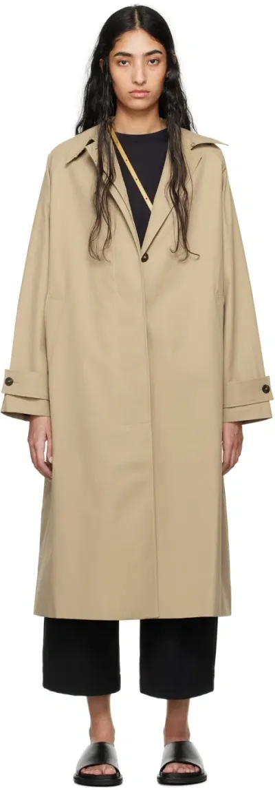 Studio Nicholson Tan Holin Trench Coat