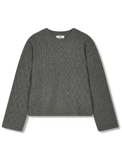 Studio Tomboy Cable-knit Sweater In Grey