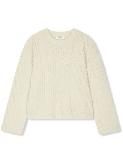 Studio Tomboy Cable-knit Sweater In Neutrals