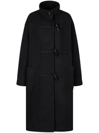 Studio Tomboy High-neck Duffle Coat In Black