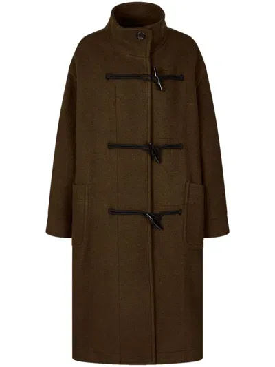 Studio Tomboy High-neck Duffle Coat In Brown