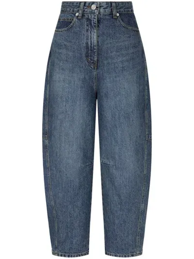 Studio Tomboy Signature Cropped Jeans In Blue