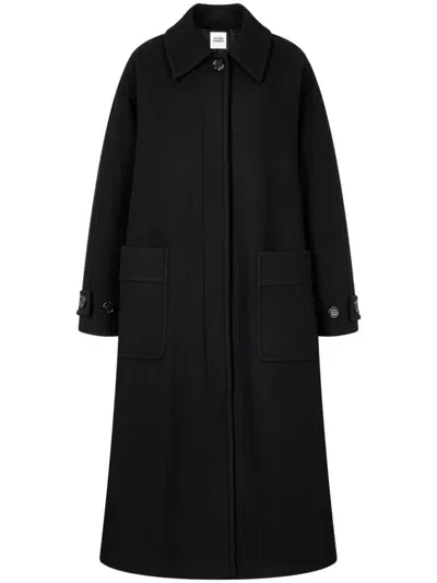 Studio Tomboy Single-breasted Coat In Black