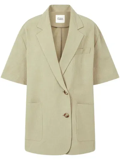 Studio Tomboy Single-breasted Jacket In Neutrals