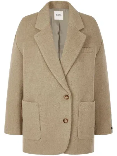 Studio Tomboy Single-breasted Jacket In Neutrals