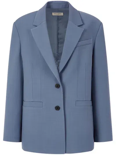 Studio Tomboy Single-breasted Tailored Jacket In Blue