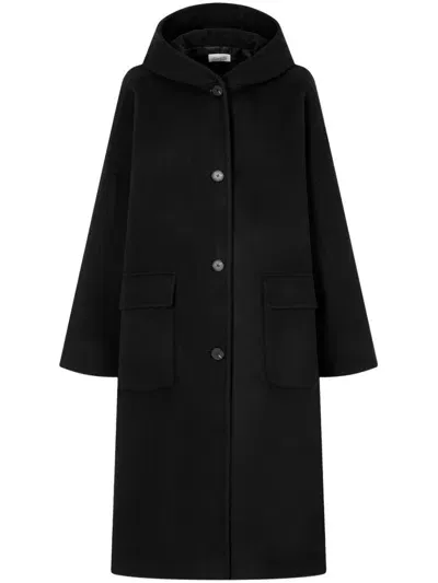 Studio Tomboy Wool Coat In Black