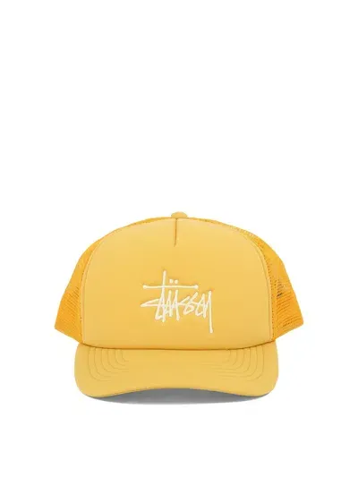 Stussy Big Basic Hats In Yellow