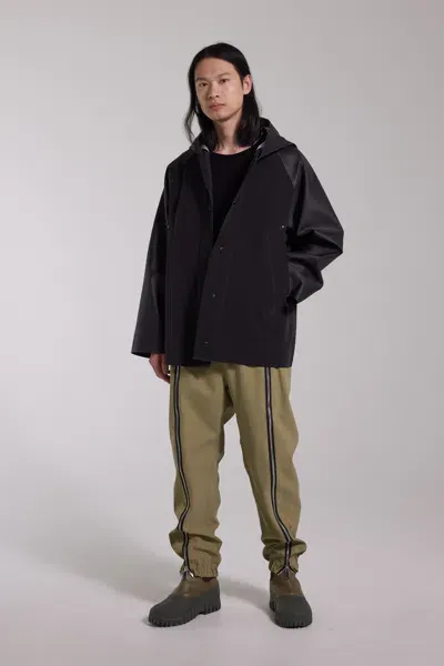 Stutterheim Bergamo Hooded Jacket In Black