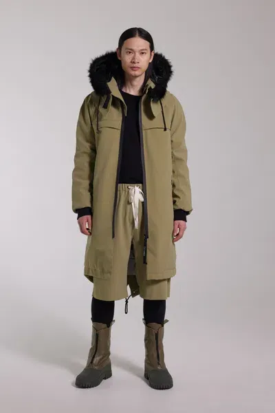 Stutterheim Kalix Matte Parka In Aloe