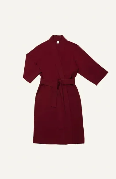 Subset Essential Robe In Garnet