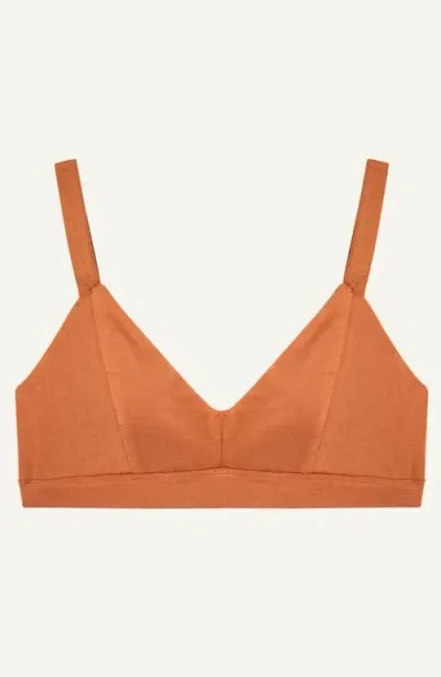 Subset Triangle Soft Bra In Spice