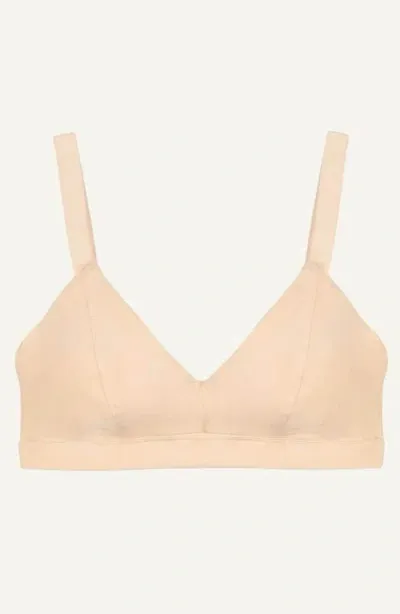 Subset Triangle Soft Bra In Wheat