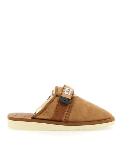 Suicoke Flip Flops In Beige