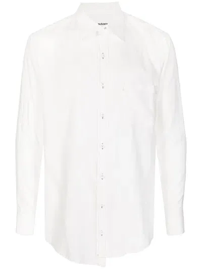 Sulvam Classic Button-up Shirt In White