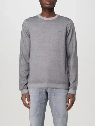 Sun 68 Sweater  Men Color Grey In Grau