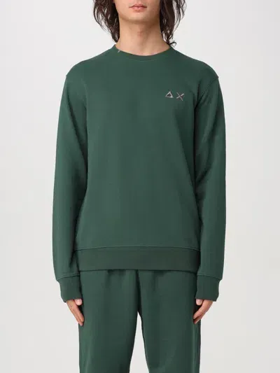 Sun 68 Sweatshirt  Men Color Green In Grün