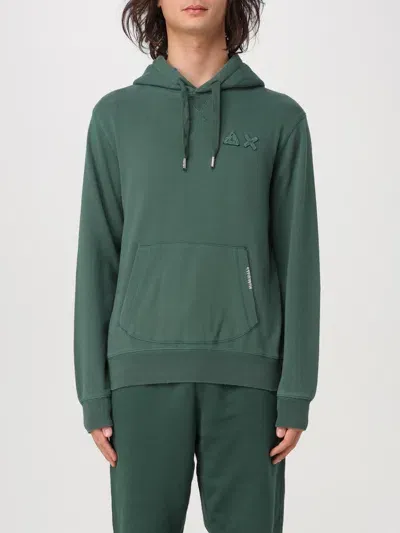 Sun 68 Sweatshirt  Men Color Green In Grün