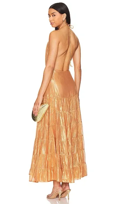 Sundress Midi-kleid Sophie In Tan