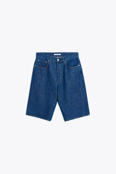 Sunflower Chain-embellished Denim Shorts In Blu