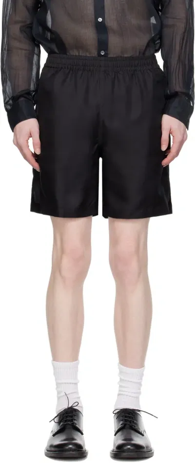 Sunflower Black Three-pocket Shorts In 999 Black