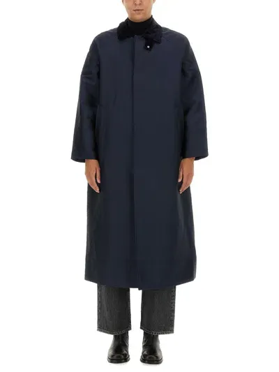 Sunflower Long Coat In Blue