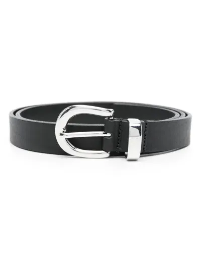 Sunflower Simple Belt In 999 Black