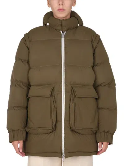 Sunnei Puffy Down Jacket In Brown