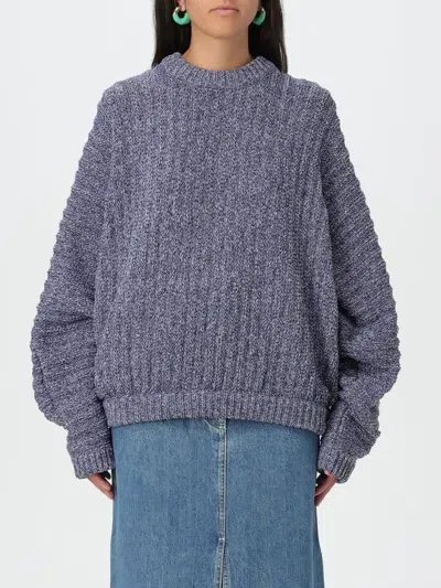 Sunnei Sweater  Woman Color Gnawed Blue In Hellblau