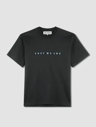 Sunnei T-shirt Everyday I Wear  In Blu