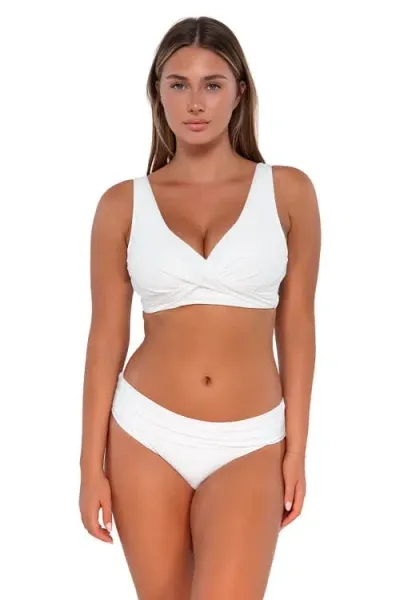 Sunsets Elsie Top-40g/38h In White Lily