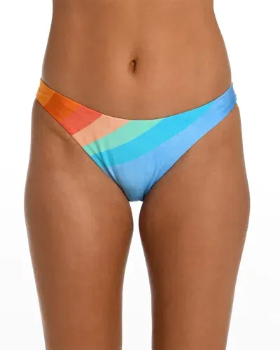 Sunshine 79 French Cut Shirred Bikini Bottoms In Multi