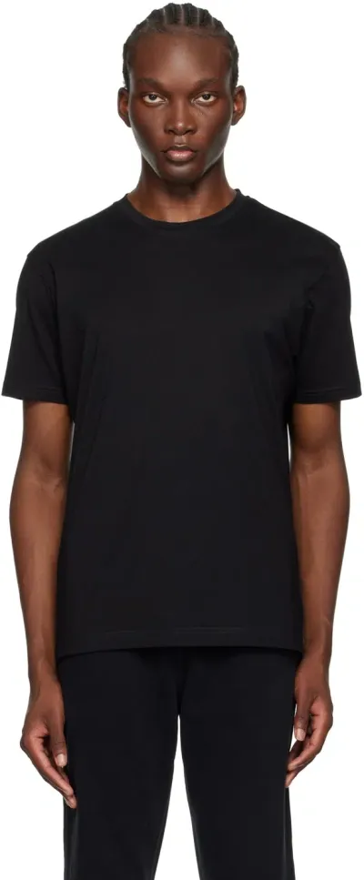 Sunspel Classic Cotton-jersey T-shirt In Black