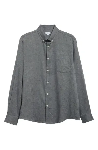 Sunspel Gray Patch Pocket Shirt In Grey