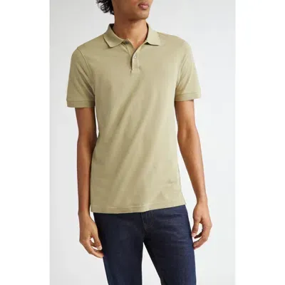 Sunspel Cotton-piqué Polo Shirt In Green