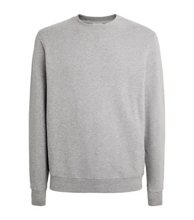 Sunspel Loopback Sweatshirt In Grey