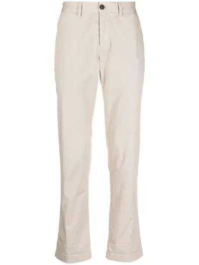 Sunspel Slim-fit Cropped Trousers In Neutrals