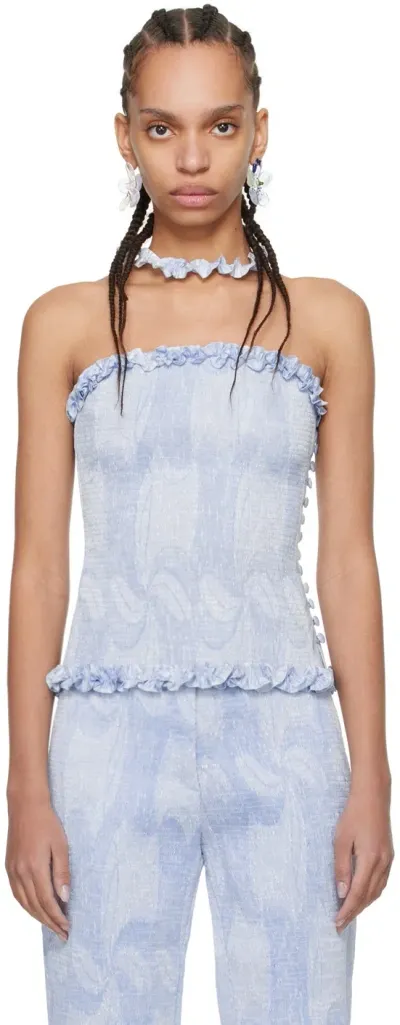 Super Yaya Blue Rita Camisole In Baby Blue