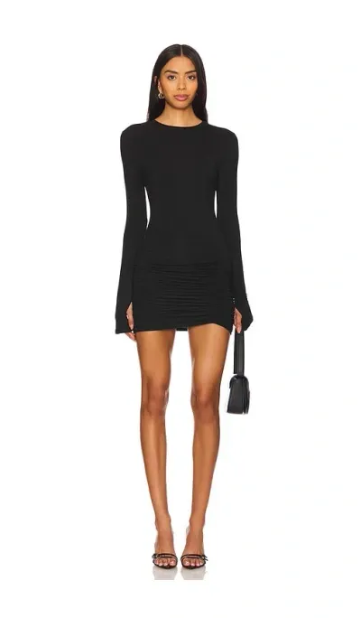 Superdown Anya Mini Dress In Black