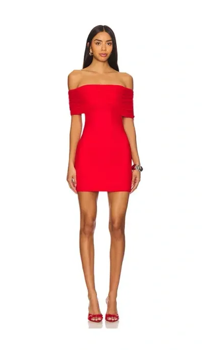 Superdown Kaitrin Mini Dress In Red