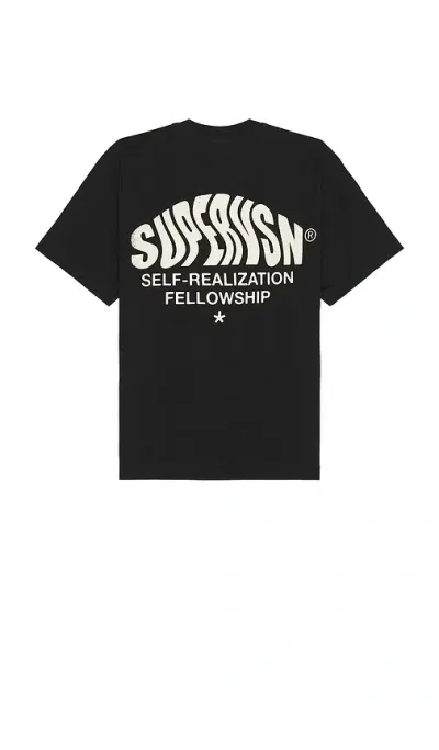 Supervsn Self Realization Short Sleeve Tee In 블랙