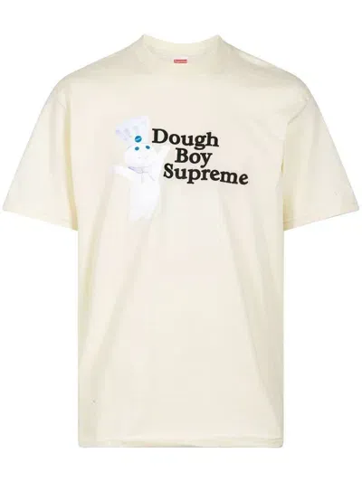 Supreme Dough Boy Graphic T-shirt In White