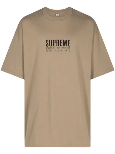 Supreme Paris T-shirt In Grün