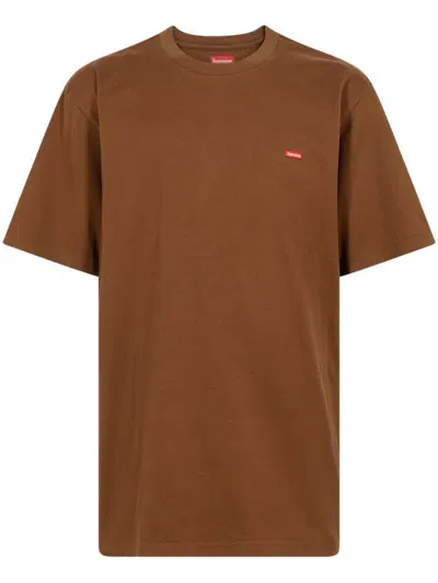 Supreme Box Logo T-shirt In Brown