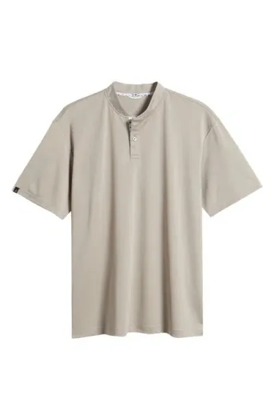 Swannies Troy Blade Collar Golf Polo In Tan