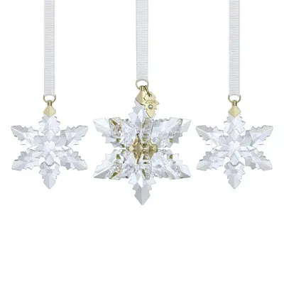 Swarovski Annual Edition 3d Ornament, 3 Pc. Set, 2024 In Multi