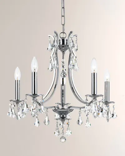 Swarovski Cedar 5-light Chandelier In Polished Chrome