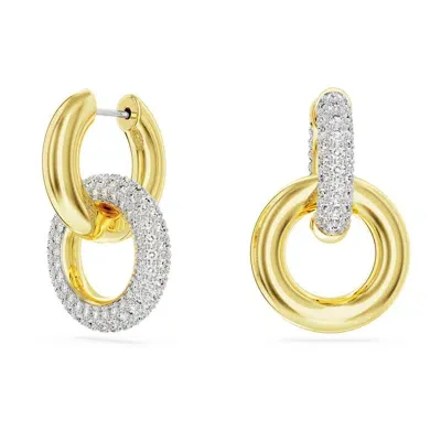 Swarovski Dextera Hoop Earrings In White