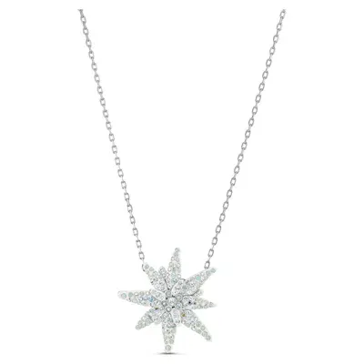 Swarovski Edelweiss Pendant In Mehrfarbig