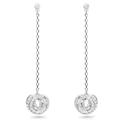 Swarovski Generation Drop Earrings In Metallic